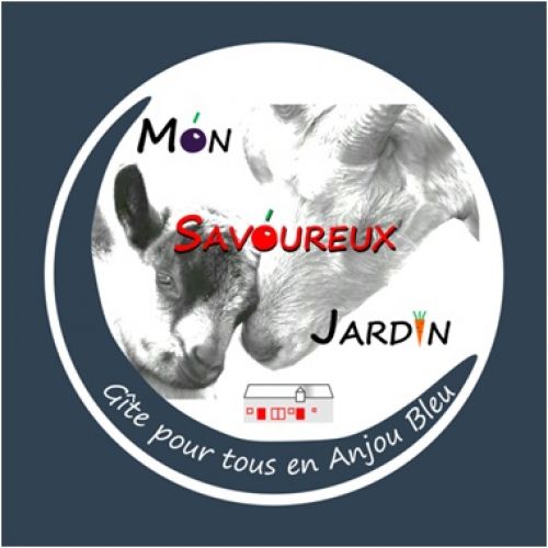 logo Gites de Mon Savoureux Jardin - Eco-gîte et gite PMR en Anjou Bleu